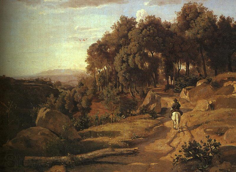  Jean Baptiste Camille  Corot A View near Volterra_1